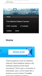 Mobile Screenshot of freestatisticalsoftware.com